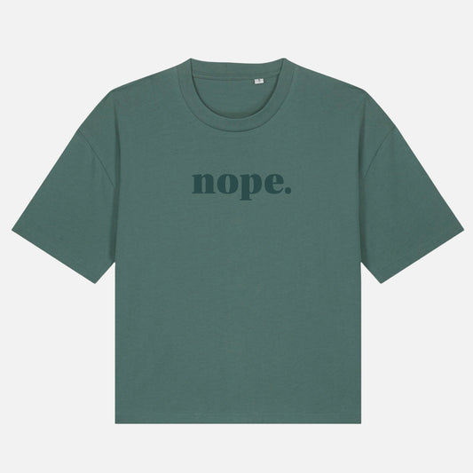Boxy NOPE statement T-Shirt - This is Mabel