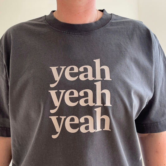 Yeah Yeah Yeah Oversized Statement t-shirt