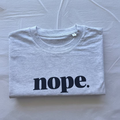 Boxy NOPE statement T-Shirt