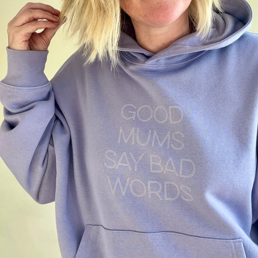 Good Mums say Bad Words Relaxed Fit Hoodie - This is Mabel