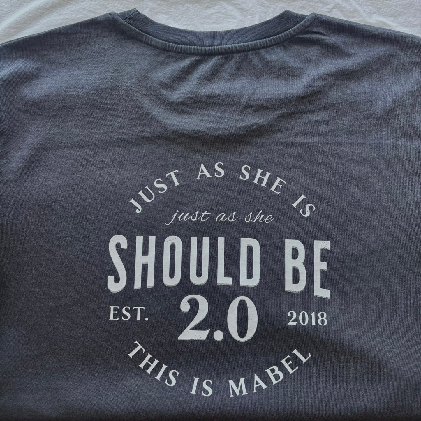 Just as she is 2.0 Organic Cotton T-Shirt - This is Mabel