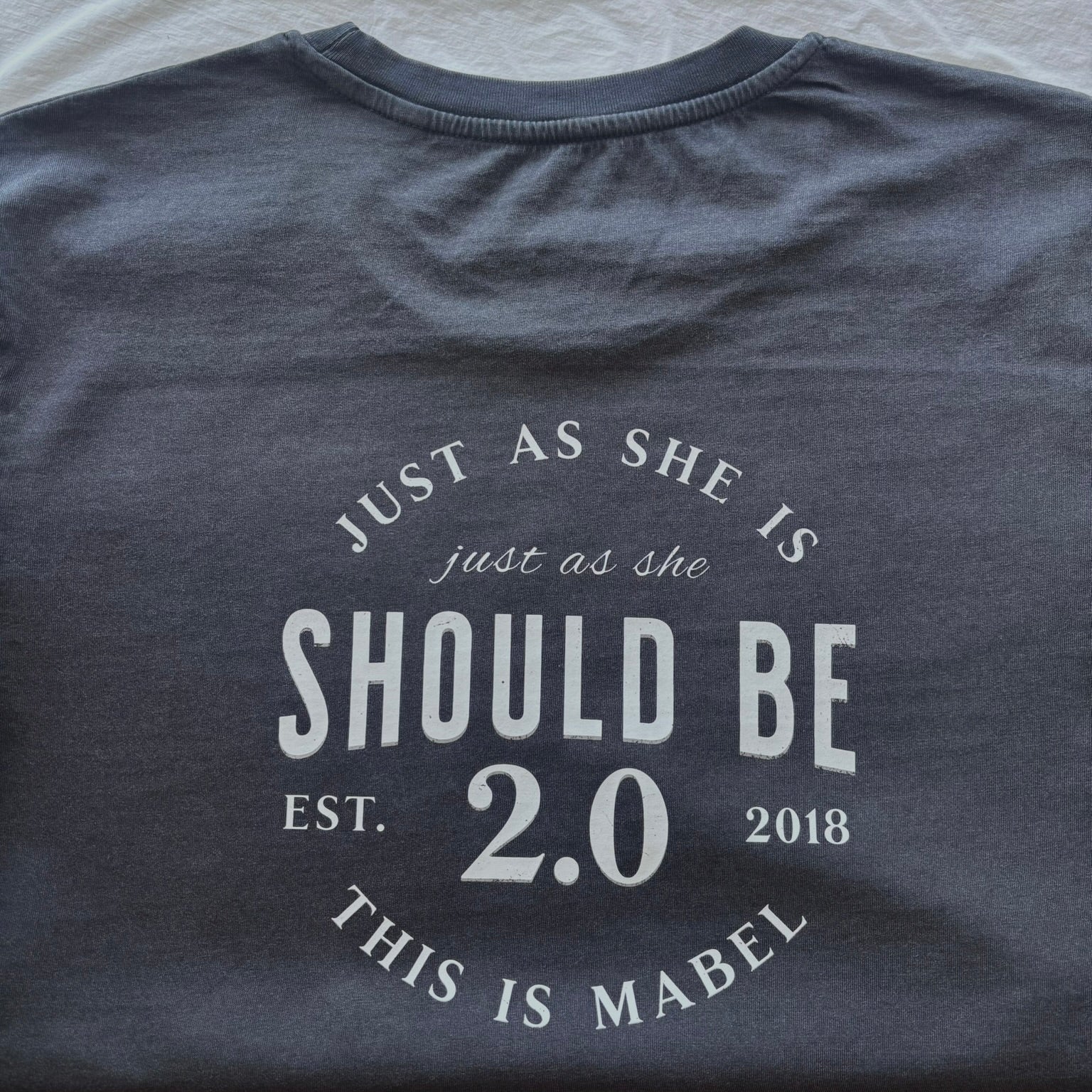 Just as she is 2.0 Organic Cotton T-Shirt - This is Mabel