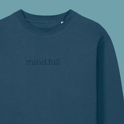 teal mind.full boxy sweater this is mabel collection