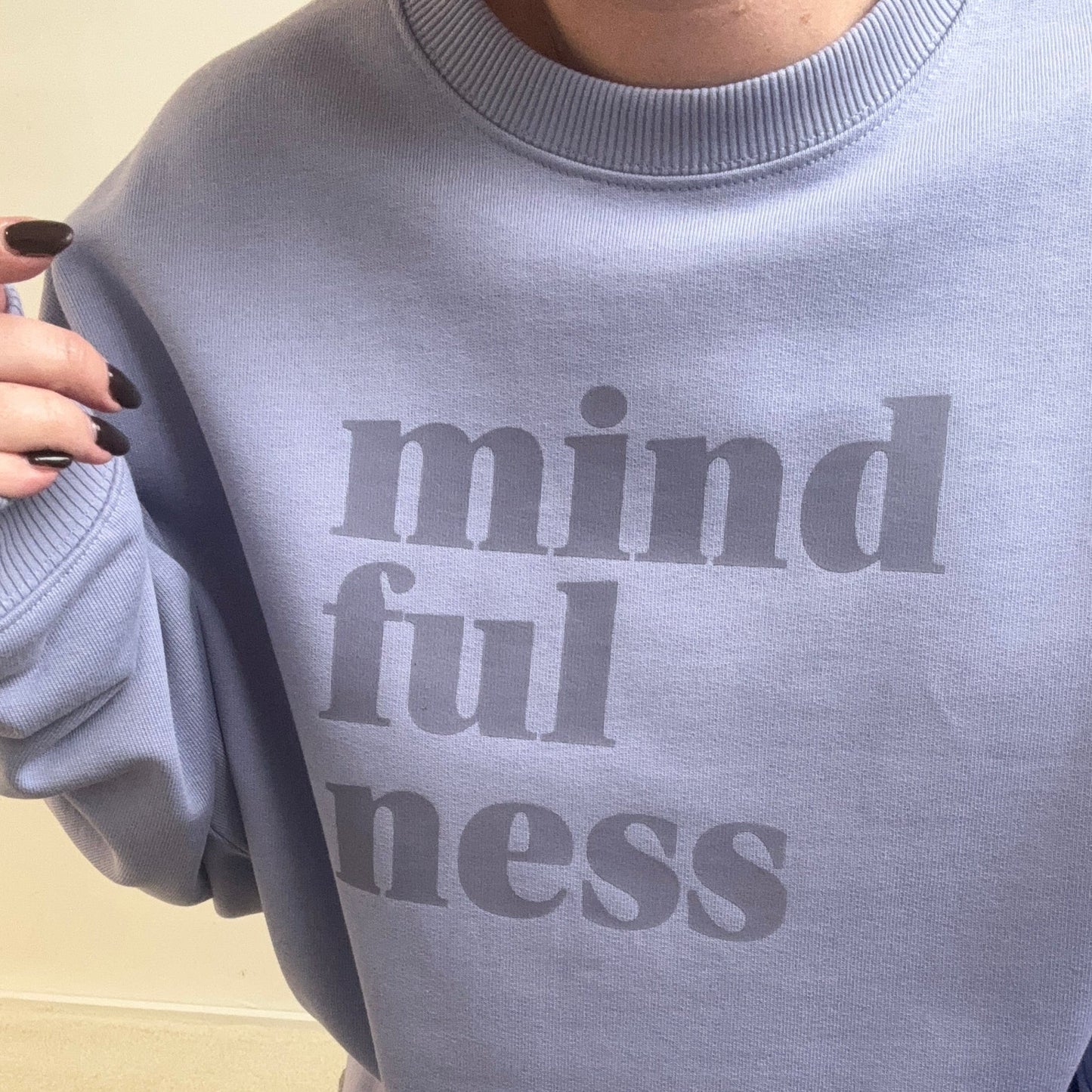 Mindfulness Oversized Sweatshirt - Organic Cotton - This is Mabel