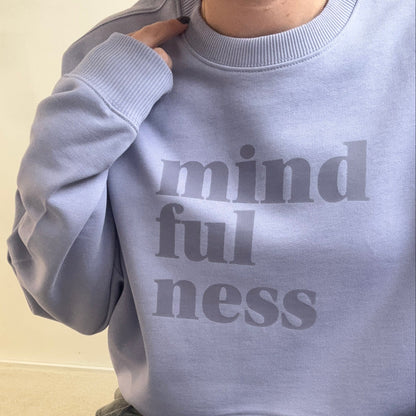 Mindfulness Oversized Sweatshirt - Organic Cotton - This is Mabel