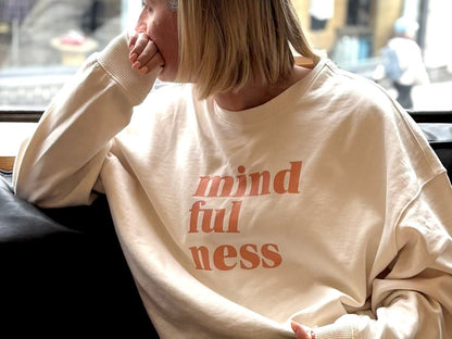 Mindfulness Oversized Sweatshirt - Organic Cotton - This is Mabel