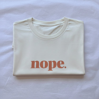 Nope lightweight oversized nope t-shirt - This is Mabel