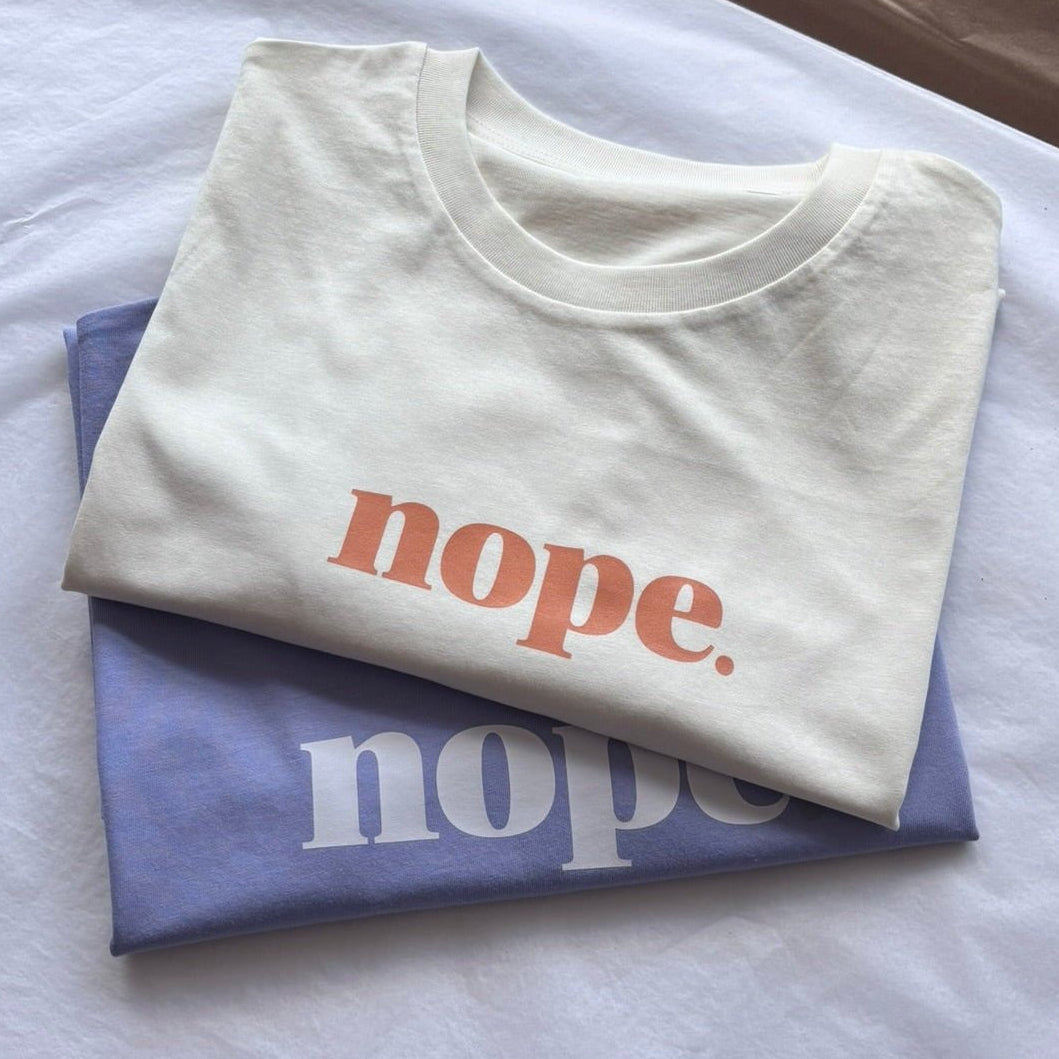 Nope lightweight oversized nope t-shirt - This is Mabel