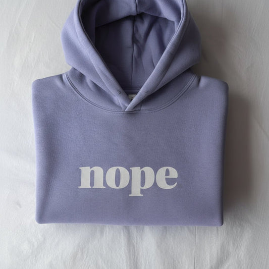 NOPE Oversized Hoodie | Organic Cotton - This is Mabel