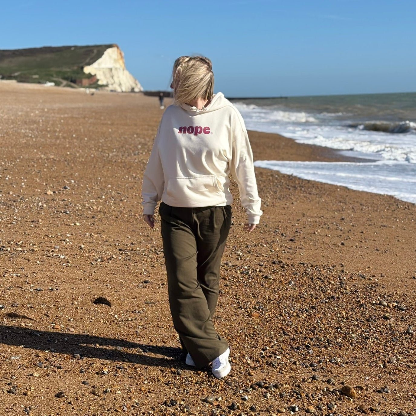 NOPE Oversized Hoodie | Organic Cotton - This is Mabel