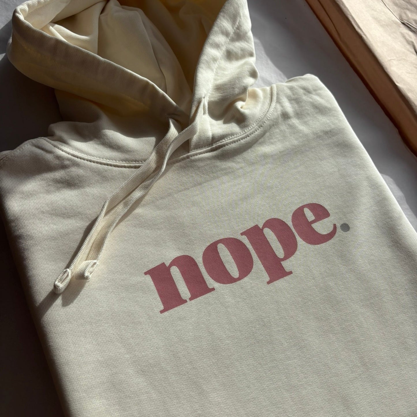 NOPE Oversized Hoodie | Organic Cotton - This is Mabel