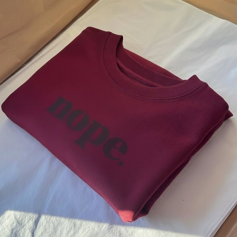 NOPE Unisex Sweater - This is Mabel