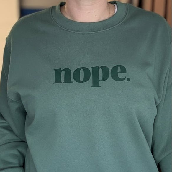 NOPE Unisex Sweater - This is Mabel