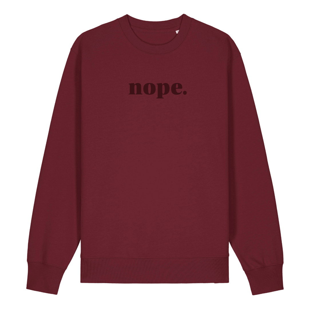 NOPE Unisex Sweater - This is Mabel