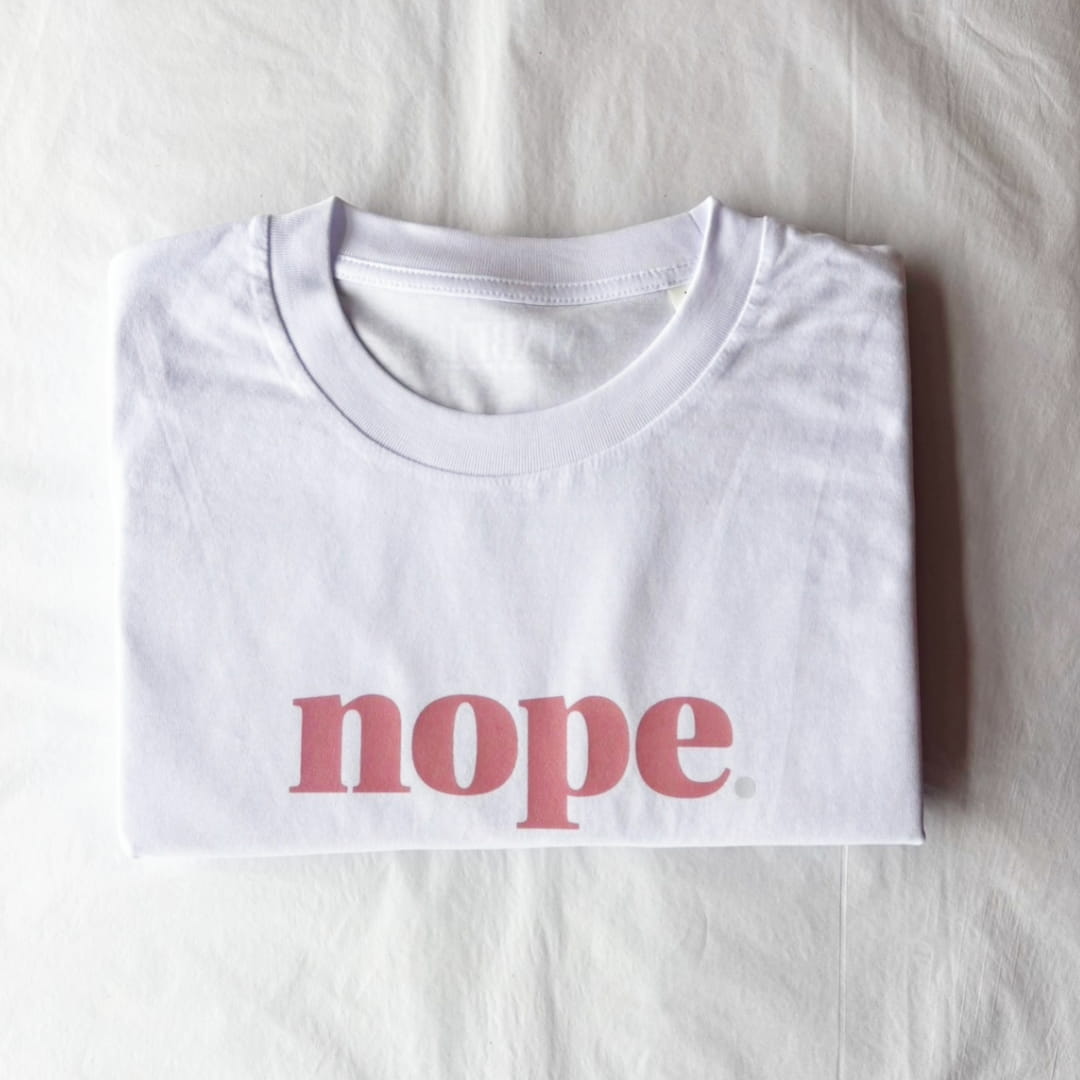 Boxy NOPE statement T-Shirt