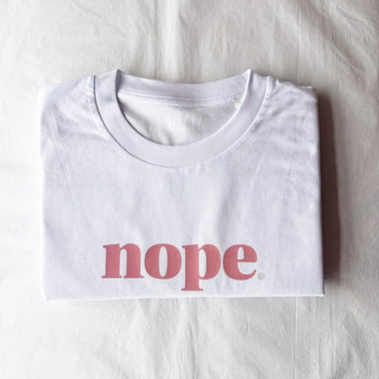 Boxy NOPE statement T-Shirt