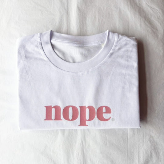 Boxy NOPE statement T-Shirt