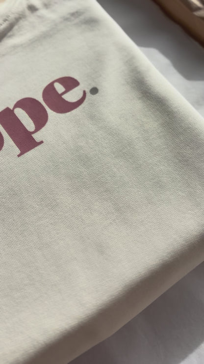 NOPE Oversized Hoodie | Organic Cotton