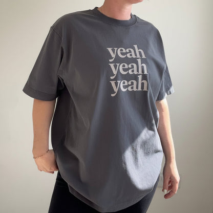 Yeah Yeah Yeah Oversized Statement t-shirt - This is Mabel