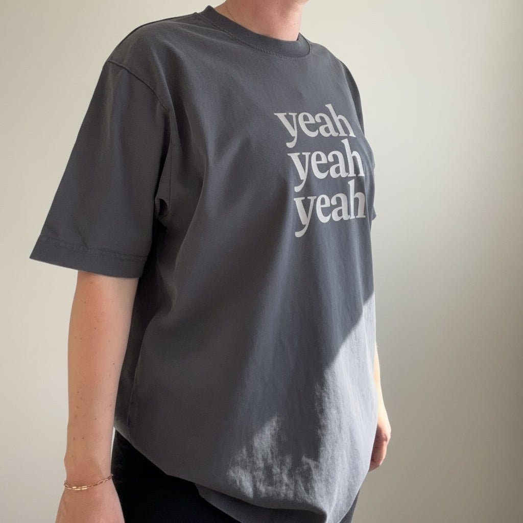 Yeah Yeah Yeah Oversized Statement t-shirt - This is Mabel